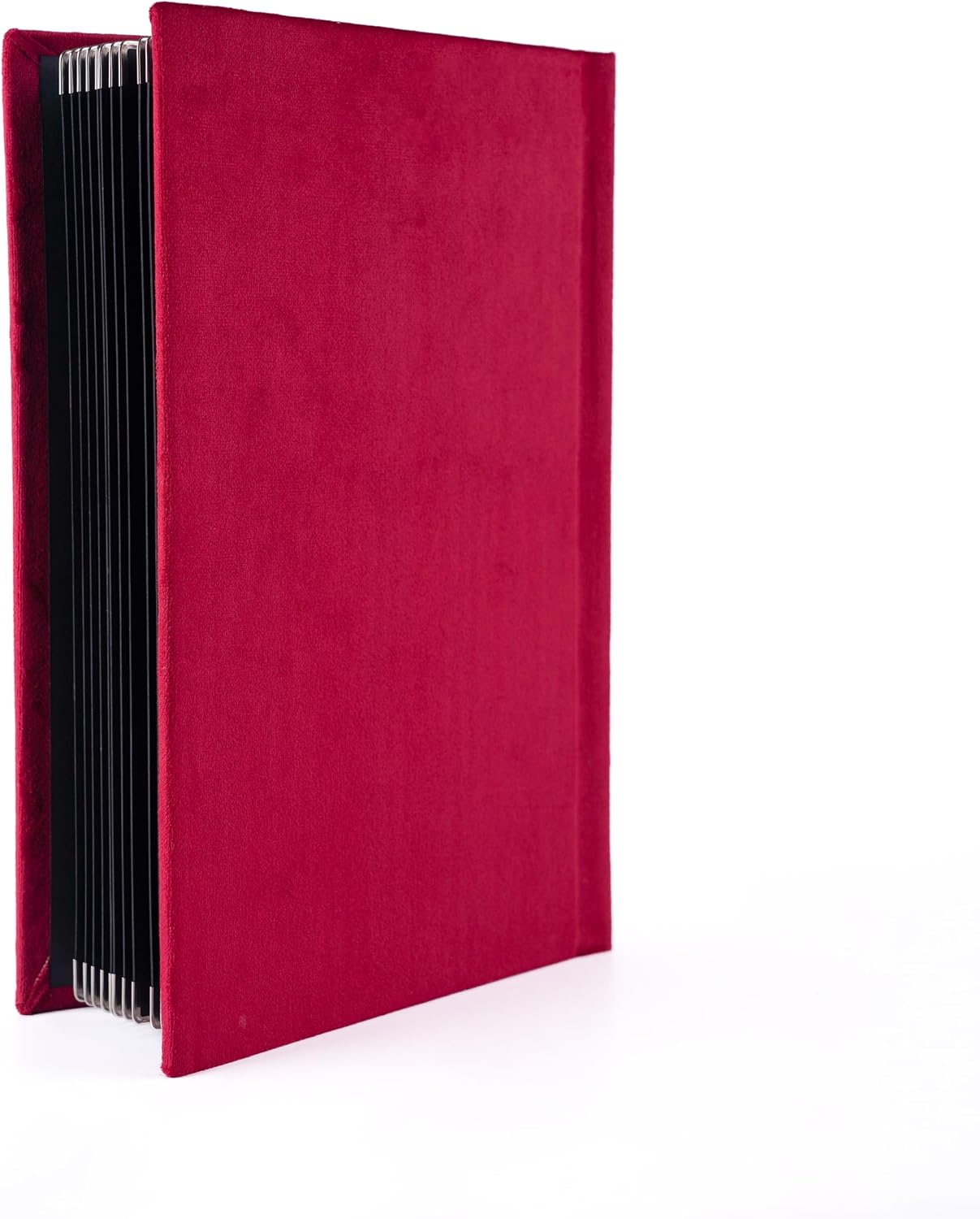 Amazon amz-01-71SML8qnYuL.jpg Crimson velvet handmade photo album 8x12 cover, Silky Books Montreal